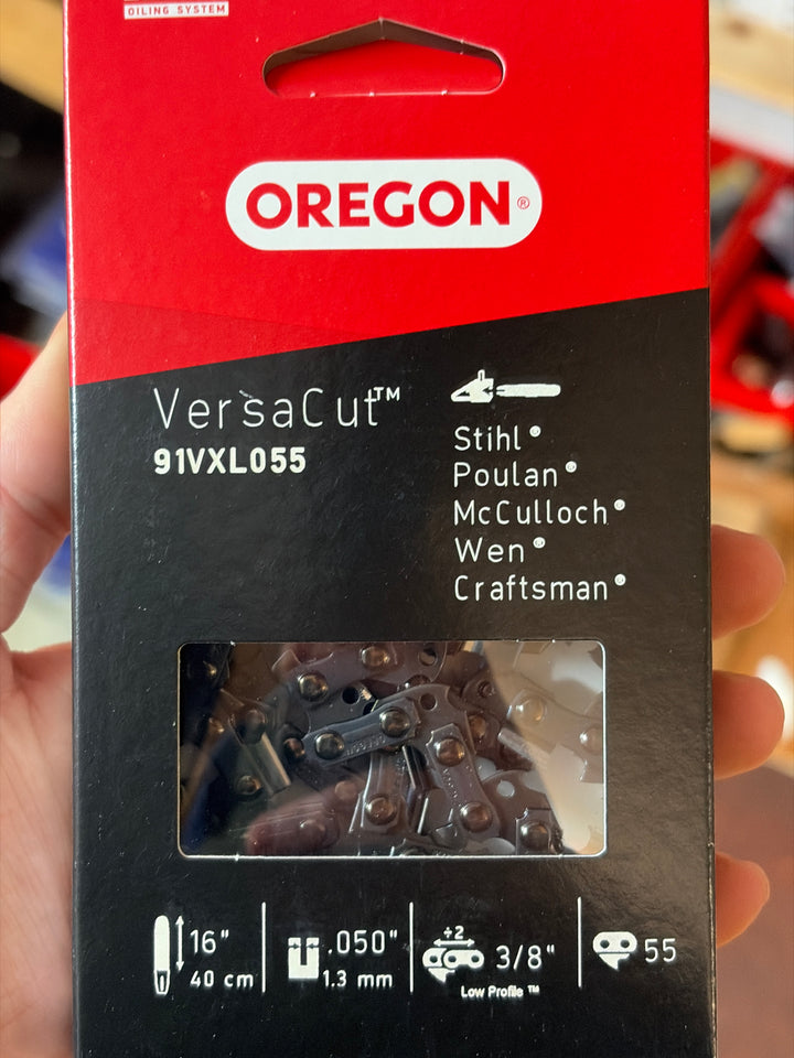 Oregon Chainsaw Chain for 16″ Bar 3/8″ – 1.3 mm, 55 DL