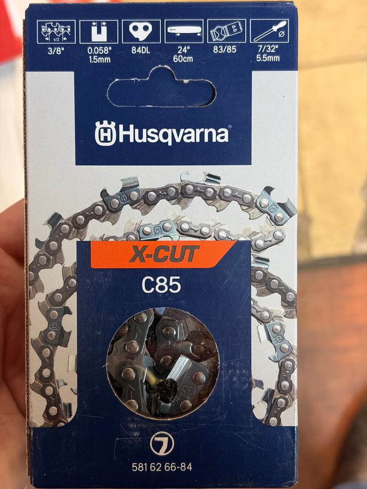 Husqvarna Chainsaw Chain for 24″ Bar 3/8″ – 1.5 mm, 84 DL