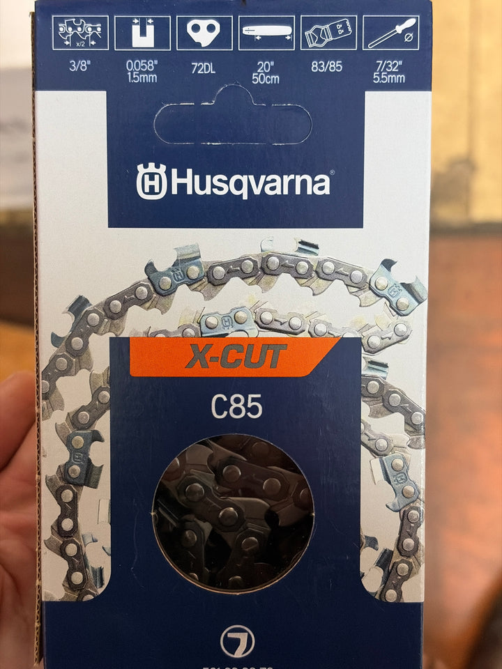 Husqvarna Chainsaw Chain for 20″ Bar 3/8″ – 1.5 mm, 72 DL