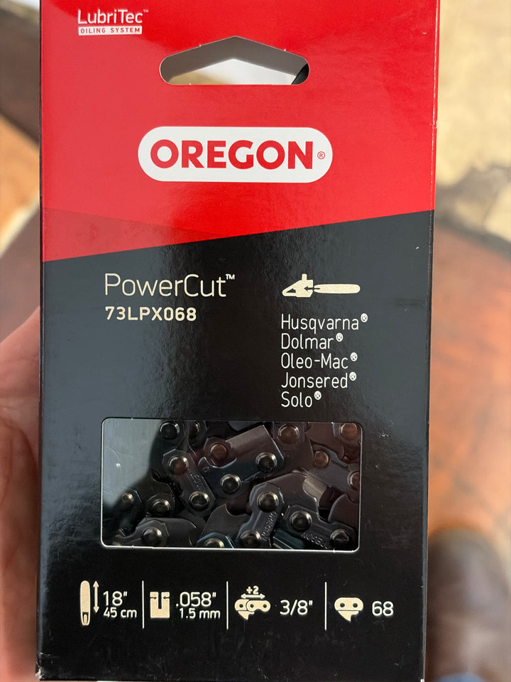 Oregon Chainsaw Chain for 18″ Bar 3/8″ – 1.5 mm, 68 DL