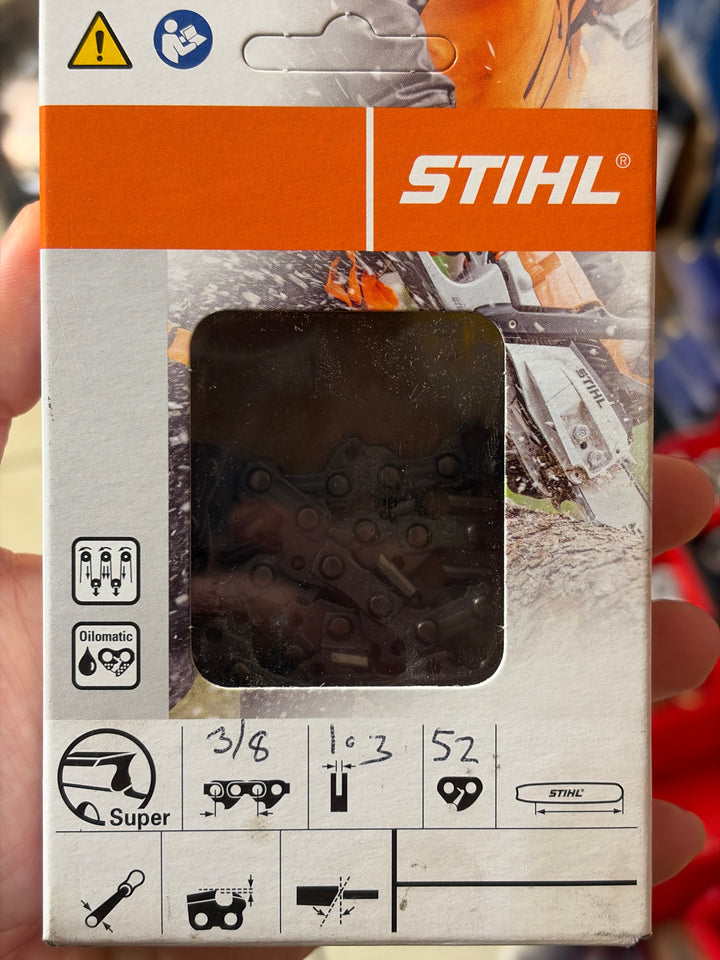 STIHL Chainsaw Chain for 14″ Bar 3/8″ – 1.3 mm, 52 DL