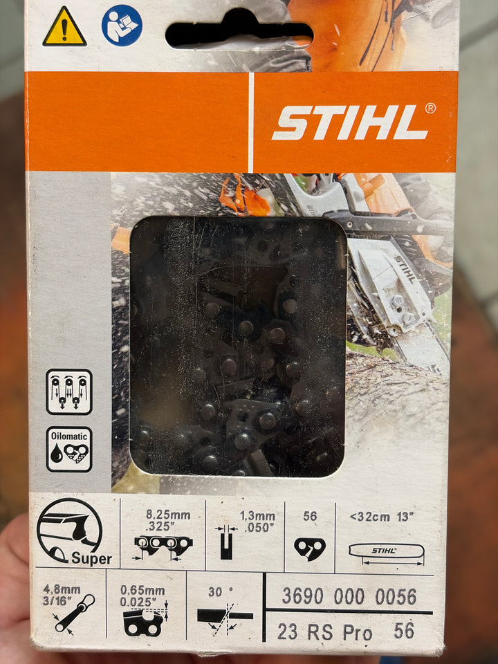 STIHL Chainsaw Chain for 13″ Bar 0.325″ – 1.3 mm, 56 DL