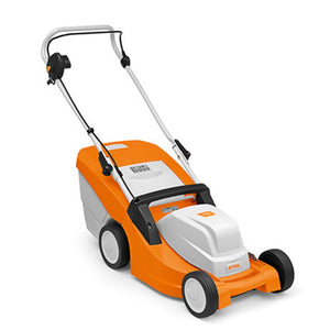 STIHL RME 443 Compact electric lawn mower with cental cutting height adjustment
